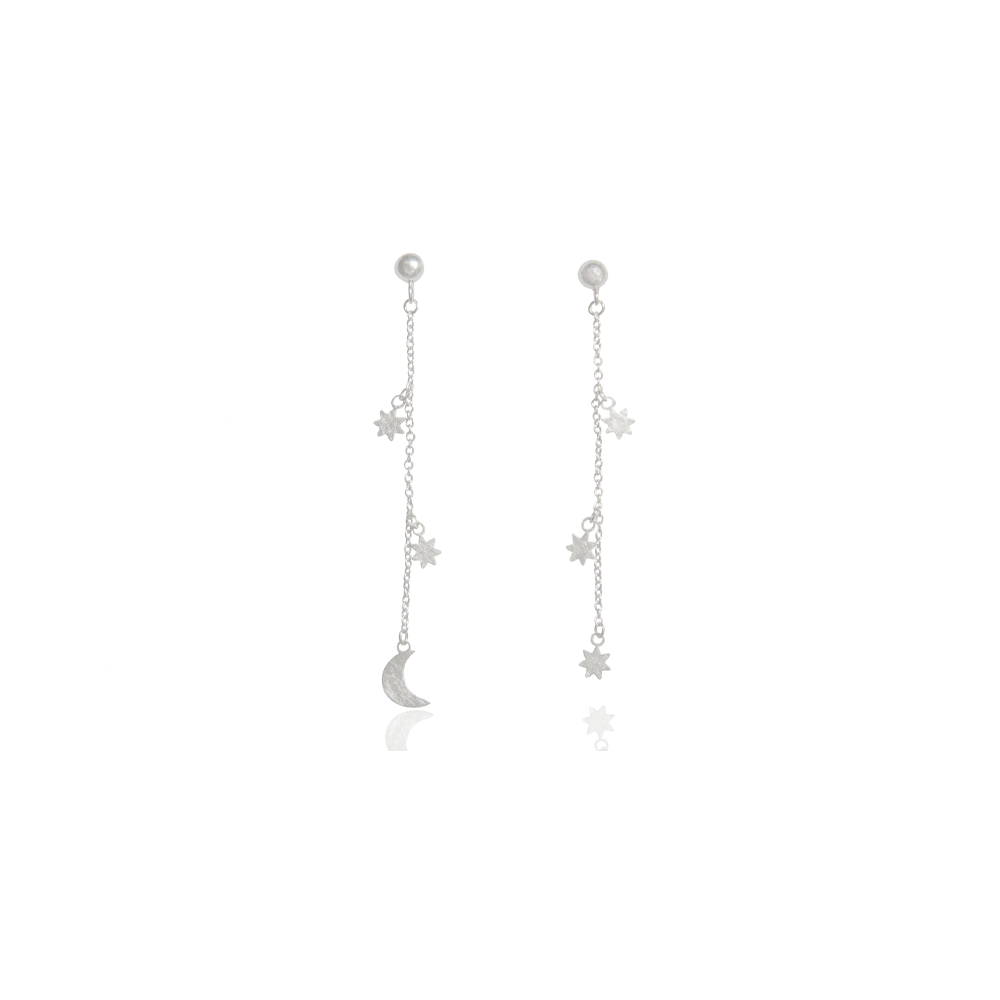 MOON &amp; STAR Dangle Earrings