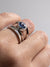 White Gold with Sapphire ring